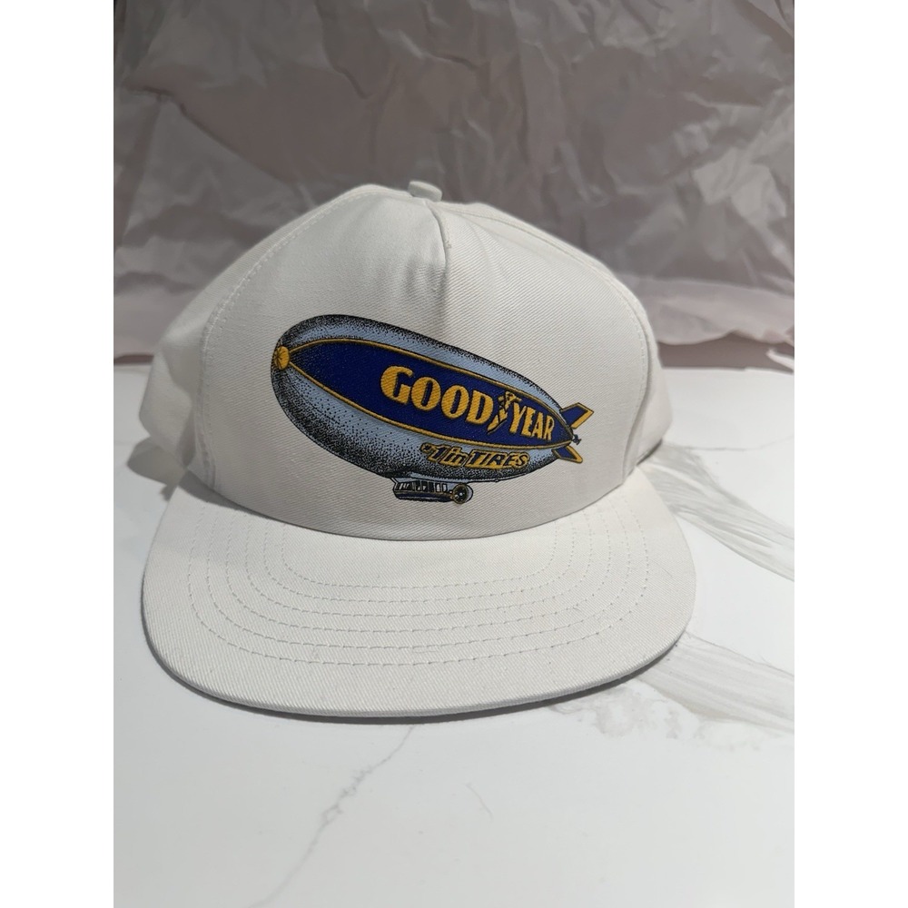 Good Year #1 in tires Blimp USA Made Snapback Hat Cap Vintage Goodyear